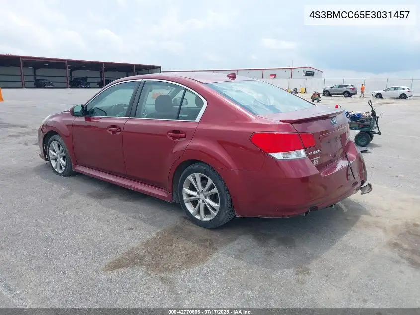 2014 Subaru Legacy 2.5I Premium VIN: 4S3BMCC65E3031457 Lot: 42770606