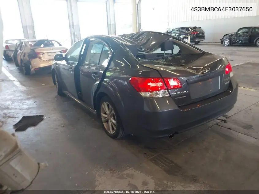 2014 Subaru Legacy 2.5I Premium VIN: 4S3BMBC64E3037650 Lot: 42784835