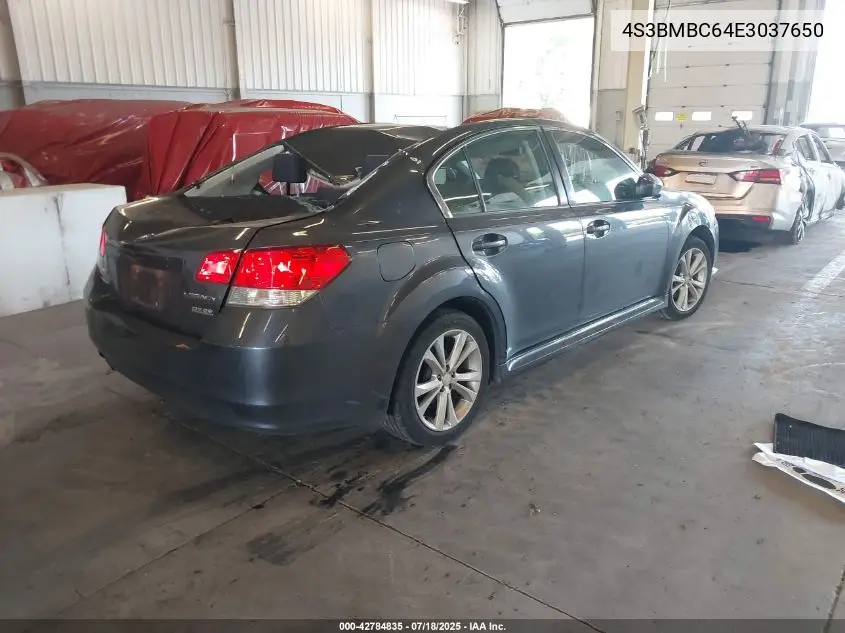 2014 Subaru Legacy 2.5I Premium VIN: 4S3BMBC64E3037650 Lot: 42784835