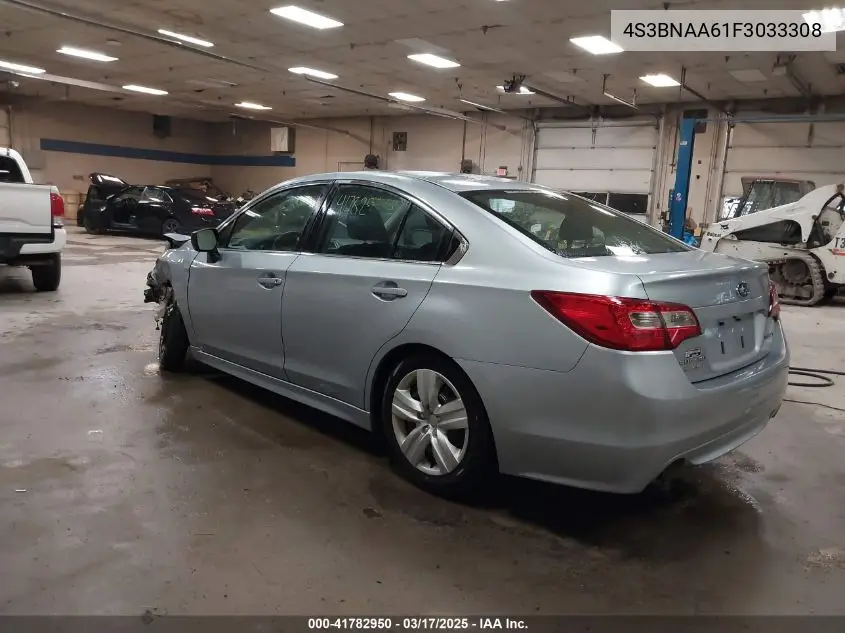 2015 Subaru Legacy 2.5I VIN: 4S3BNAA61F3033308 Lot: 41782950