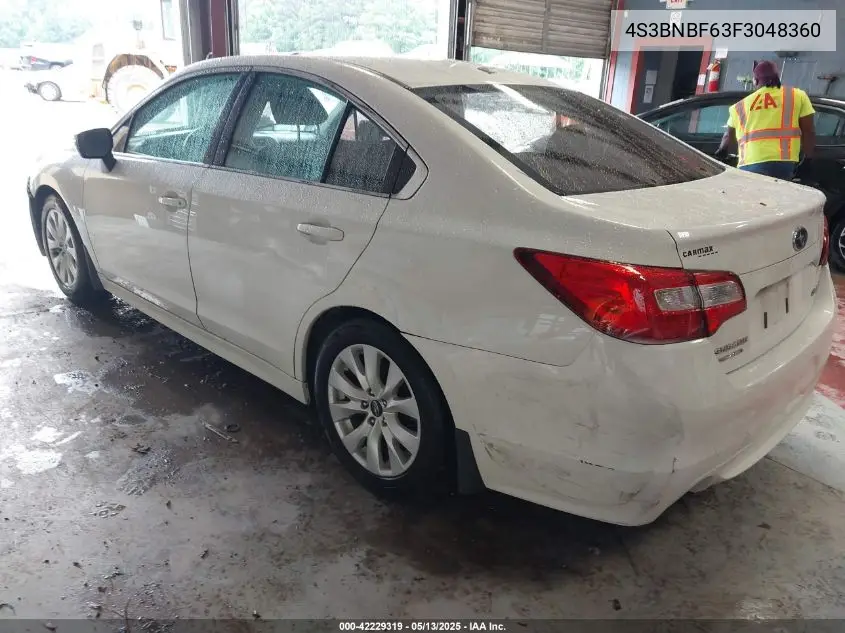 2015 Subaru Legacy 2.5I Premium VIN: 4S3BNBF63F3048360 Lot: 42229319