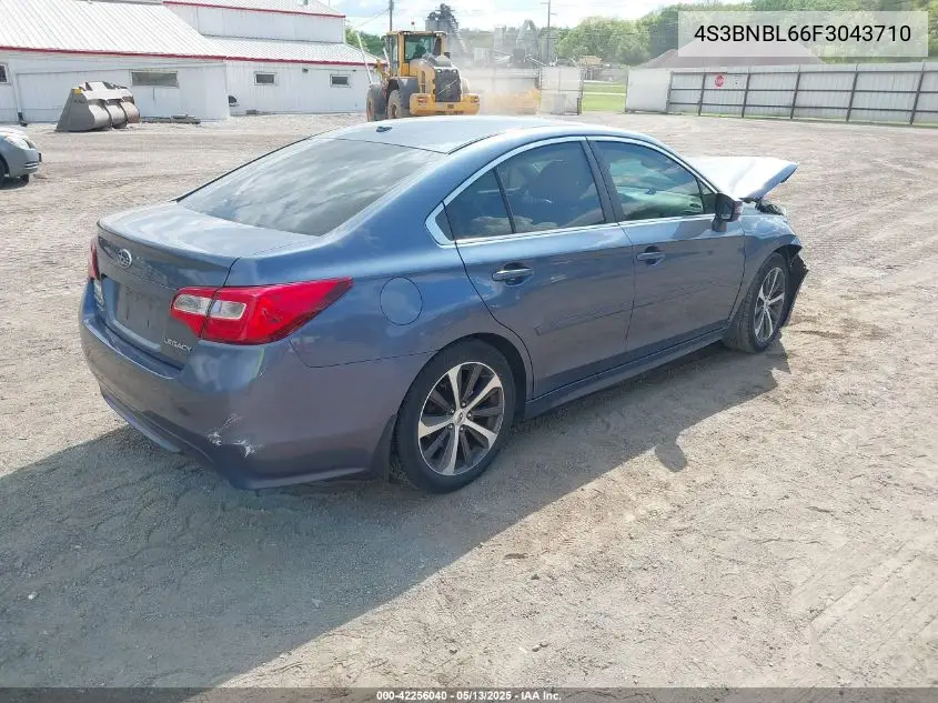 2015 Subaru Legacy 2.5I Limited VIN: 4S3BNBL66F3043710 Lot: 42256040