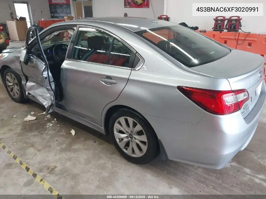 2015 Subaru Legacy 2.5I Premium VIN: 4S3BNAC6XF3020991 Lot: 42259469