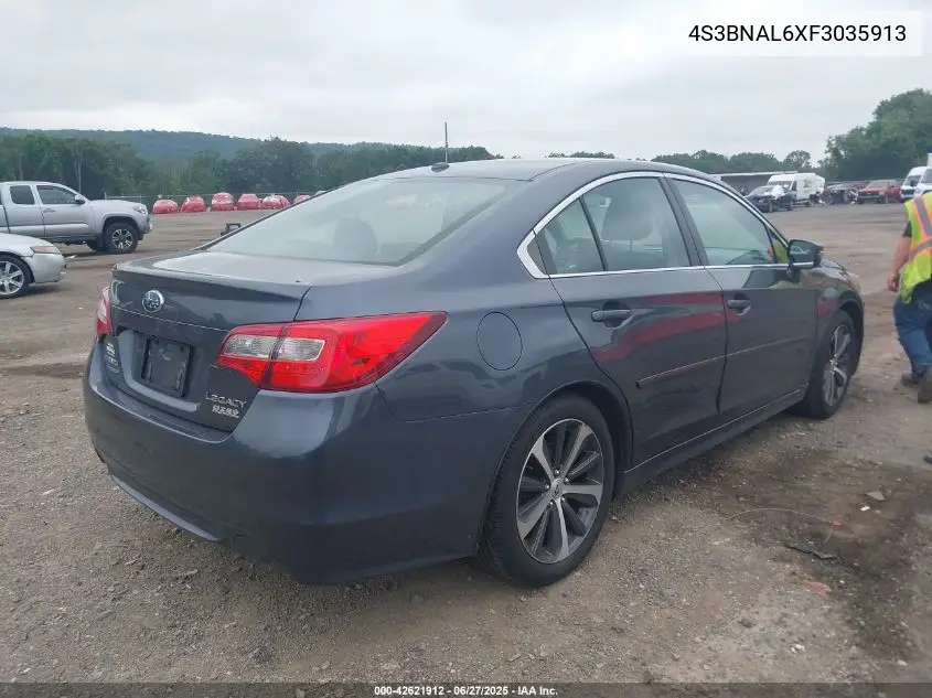 2015 Subaru Legacy 2.5I Limited VIN: 4S3BNAL6XF3035913 Lot: 42621912