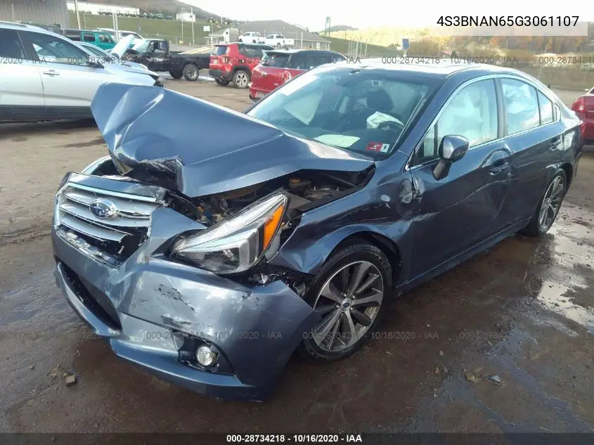 2016 Subaru Legacy 2.5I Limited VIN: 4S3BNAN65G3061107 Lot: 28734218