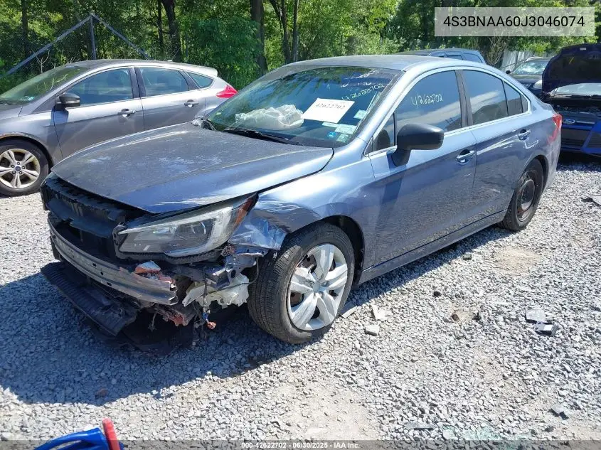 2018 Subaru Legacy 2.5I VIN: 4S3BNAA60J3046074 Lot: 42622702