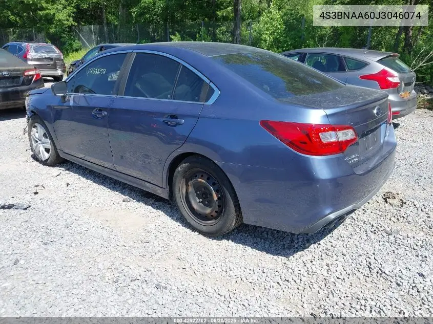 2018 Subaru Legacy 2.5I VIN: 4S3BNAA60J3046074 Lot: 42622702
