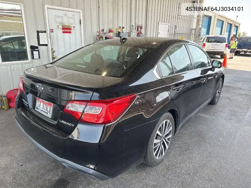2018 Subaru Legacy 2.5I Premium VIN: 4S3BNAF64J3034101 Lot: 42642701