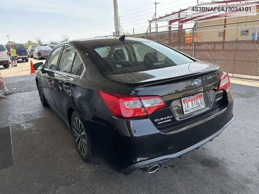 2018 Subaru Legacy 2.5I Premium VIN: 4S3BNAF64J3034101 Lot: 42642701