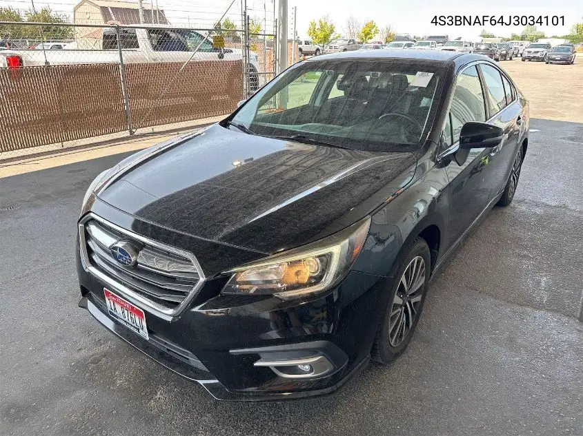 2018 Subaru Legacy 2.5I Premium VIN: 4S3BNAF64J3034101 Lot: 42642701