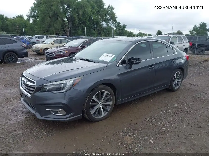 2018 Subaru Legacy 2.5I Limited VIN: 4S3BNAN64J3044421 Lot: 42728344
