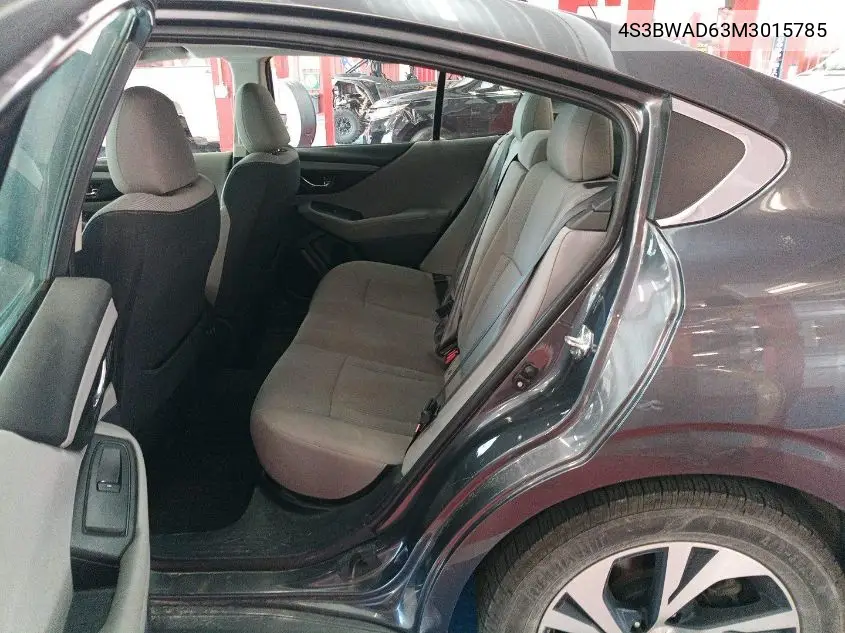 2021 Subaru Legacy Premium VIN: 4S3BWAD63M3015785 Lot: 42624946