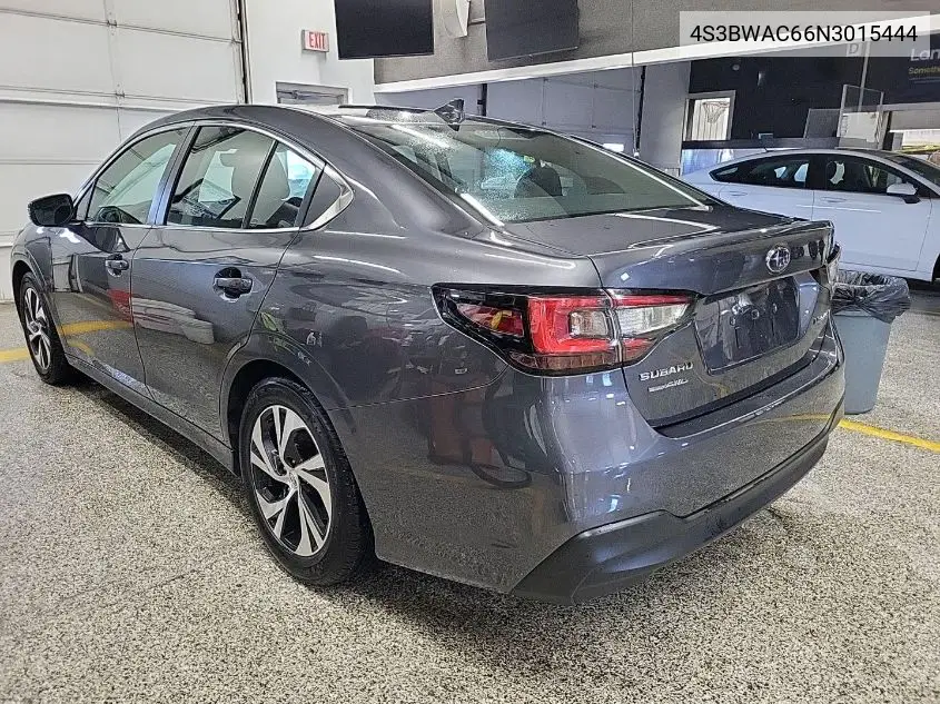 2022 Subaru Legacy Premium VIN: 4S3BWAC66N3015444 Lot: 42254045