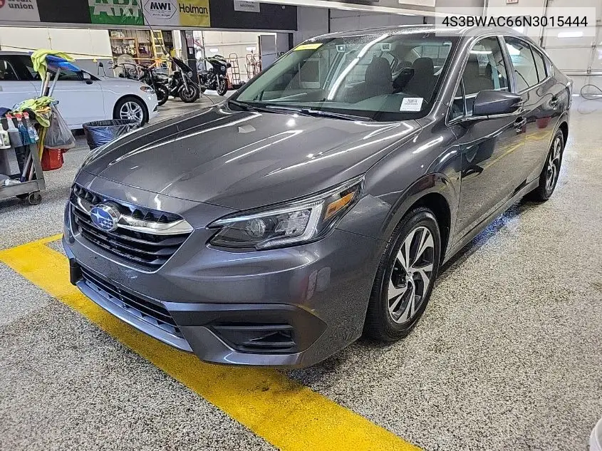 2022 Subaru Legacy Premium VIN: 4S3BWAC66N3015444 Lot: 42254045