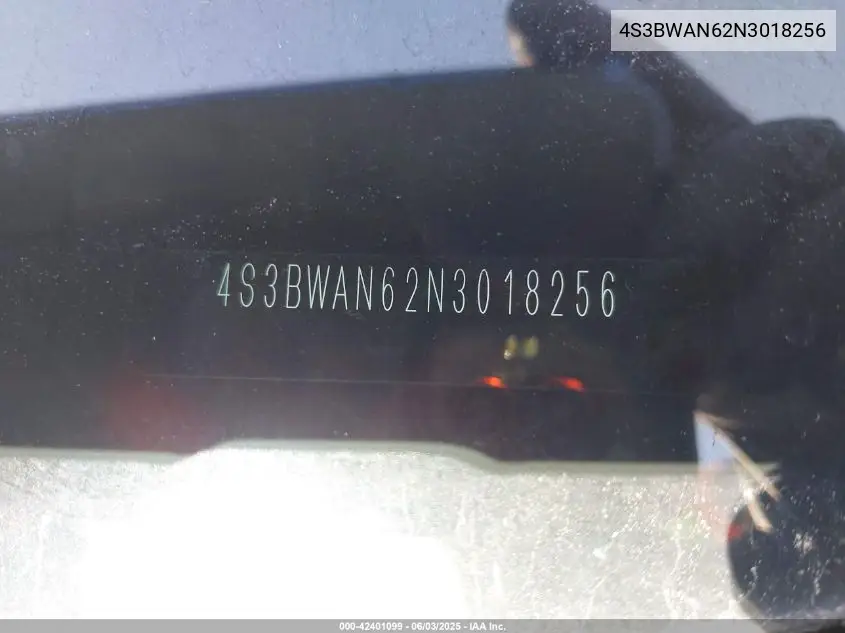 2022 Subaru Legacy Limited VIN: 4S3BWAN62N3018256 Lot: 42401099