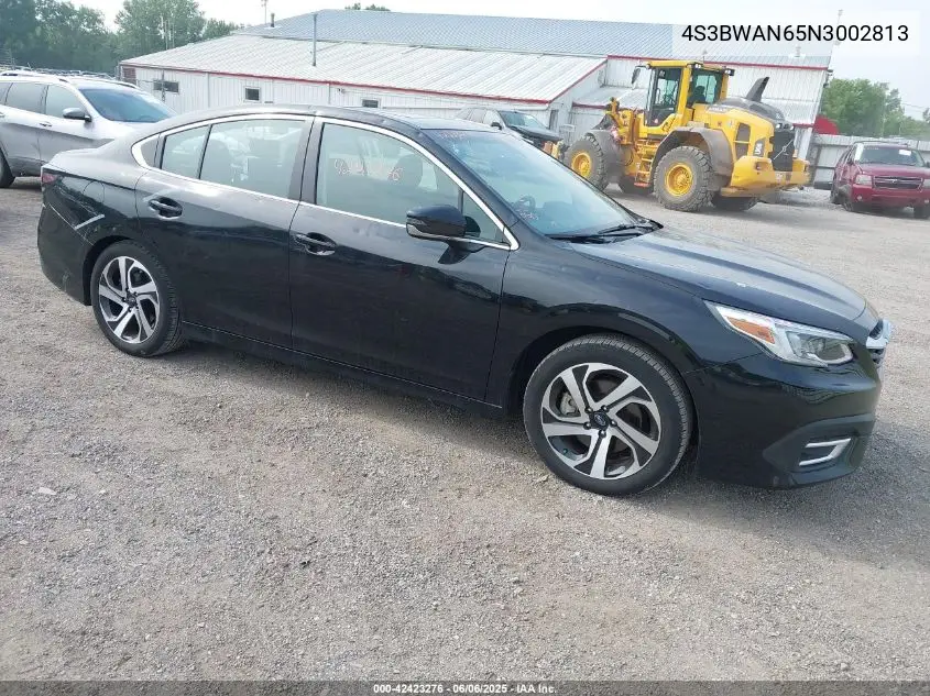 2022 Subaru Legacy Limited VIN: 4S3BWAN65N3002813 Lot: 42423276