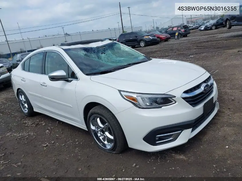 2022 Subaru Legacy Touring Xt VIN: 4S3BWGP65N3016355 Lot: 42605867