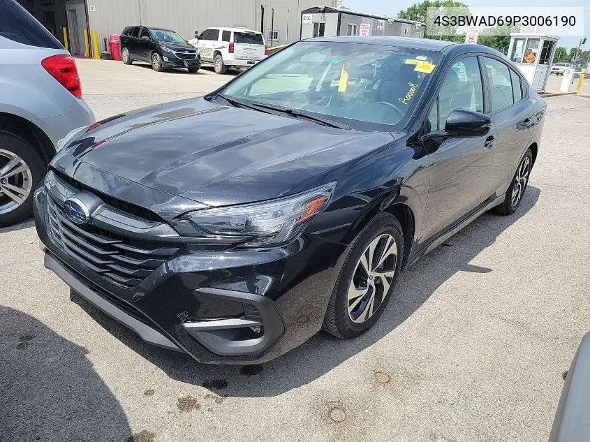 2023 Subaru Legacy Premium VIN: 4S3BWAD69P3006190 Lot: 42623816