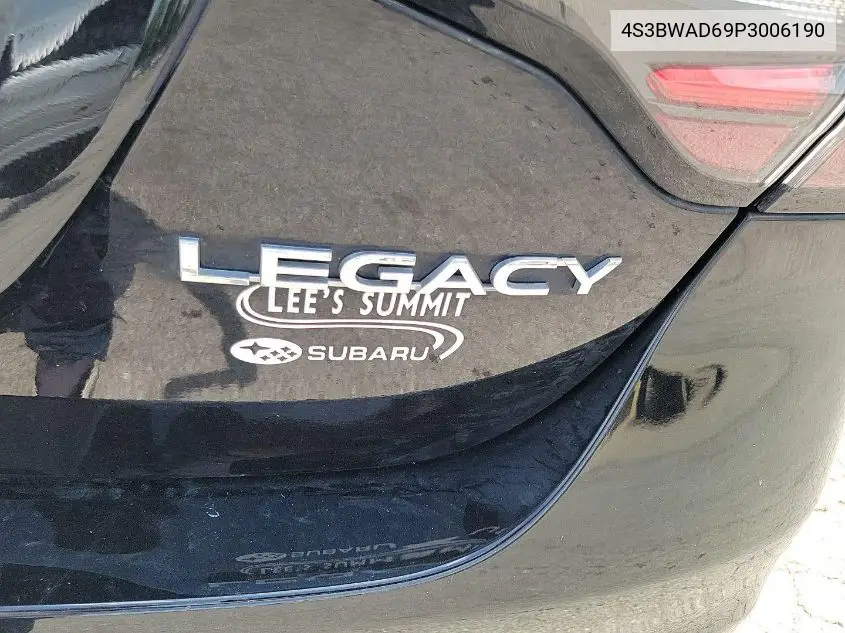 2023 Subaru Legacy Premium VIN: 4S3BWAD69P3006190 Lot: 42623816