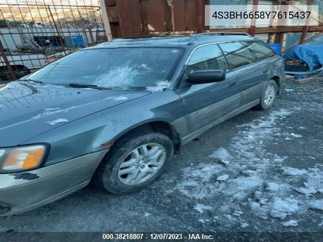 2000 Subaru Outback VIN: 4S3BH6658Y7615437 Lot: 38218807