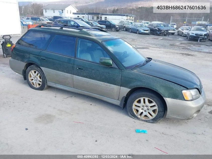 2000 Subaru Outback VIN: 4G3BH686247601636 Lot: 40993393