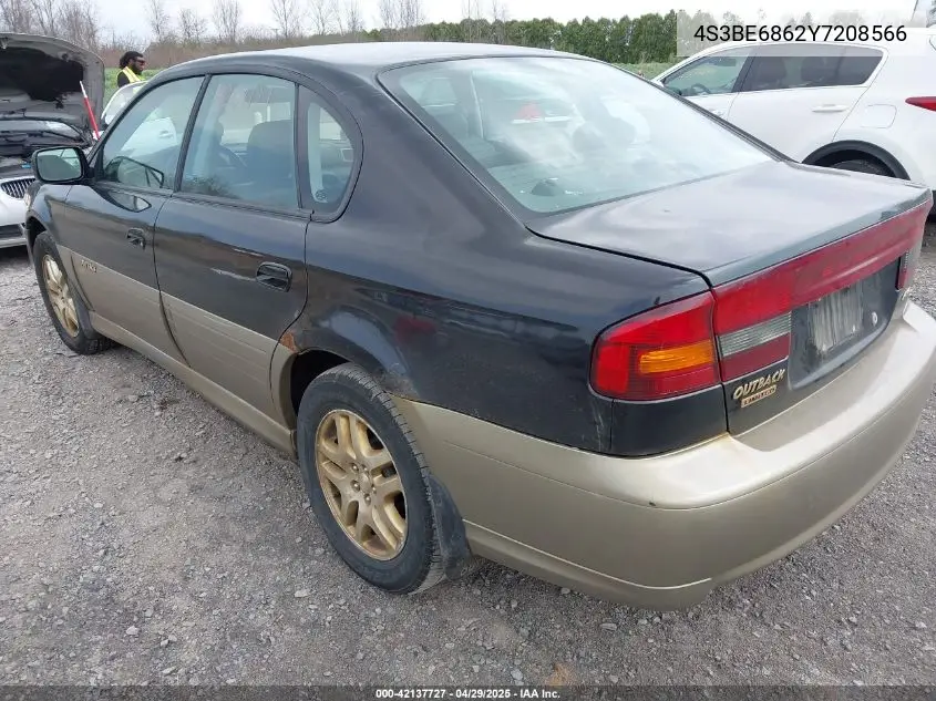 2000 Subaru Outback Limited VIN: 4S3BE6862Y7208566 Lot: 42137727