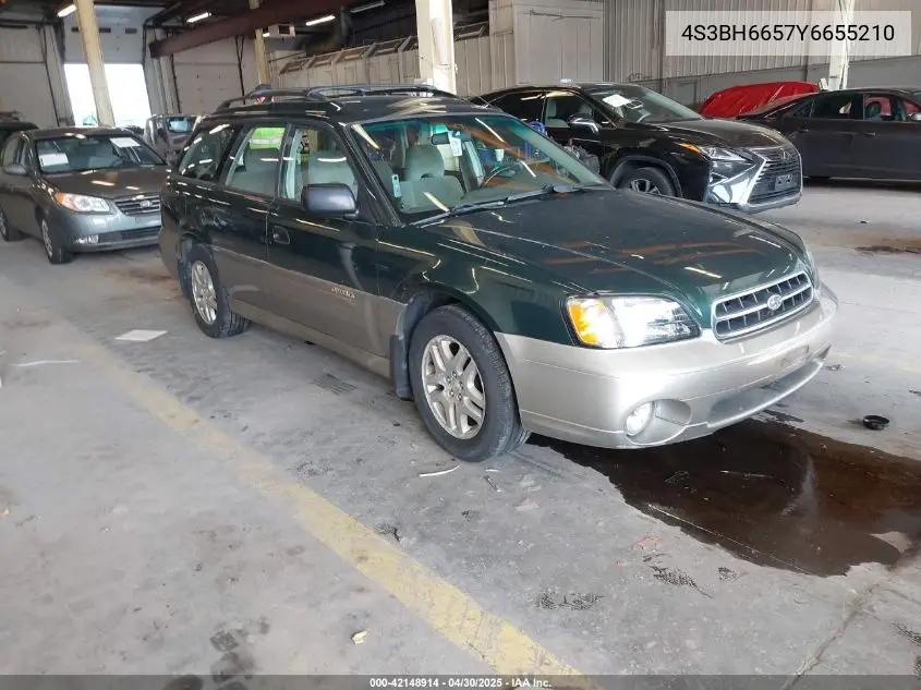 2000 Subaru Outback VIN: 4S3BH6657Y6655210 Lot: 42148914