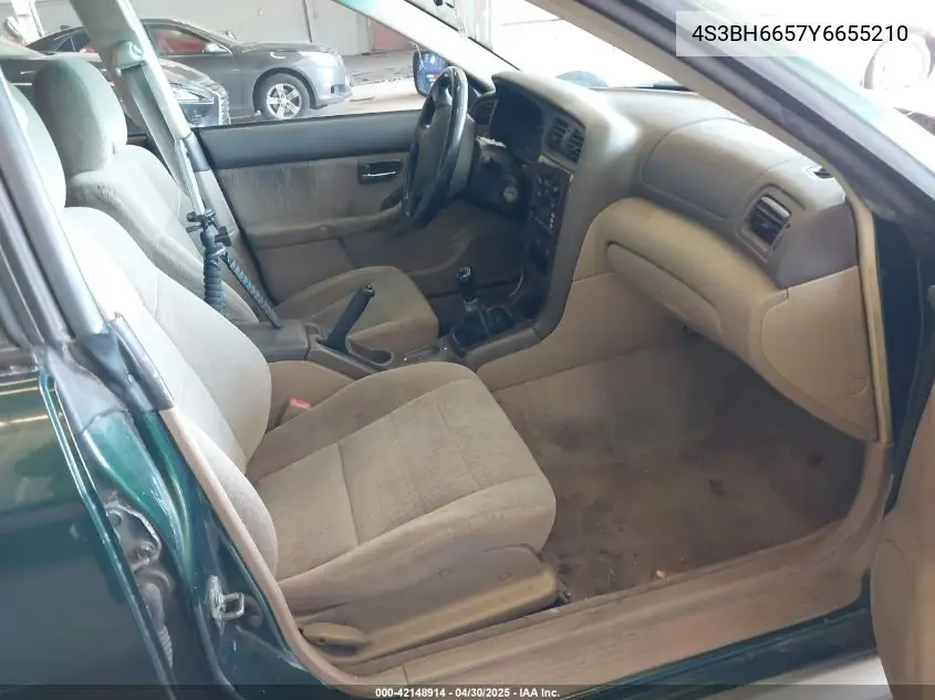 2000 Subaru Outback VIN: 4S3BH6657Y6655210 Lot: 42148914