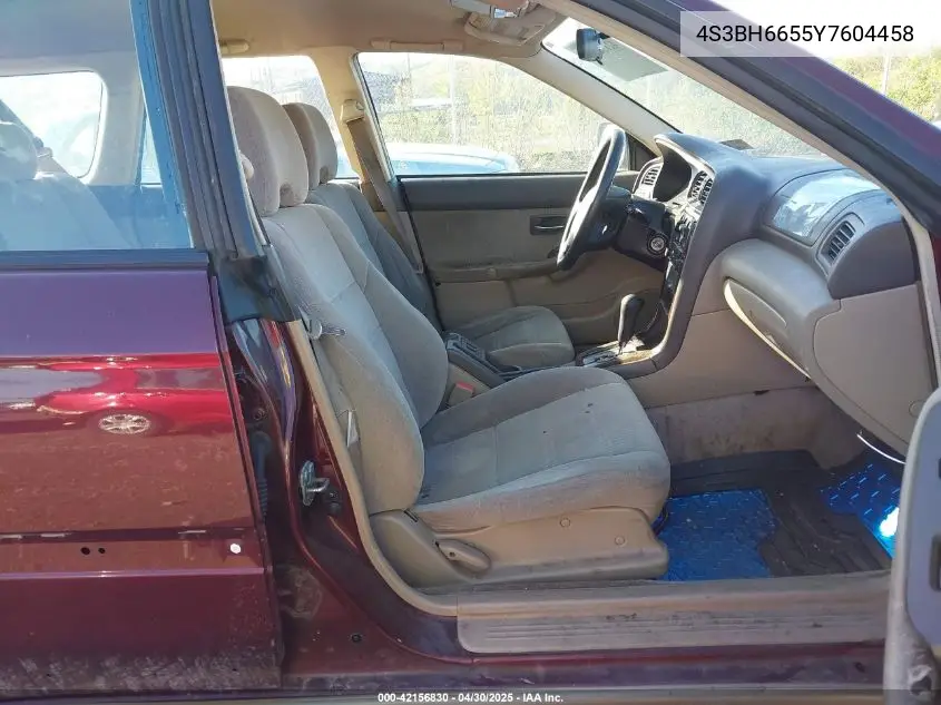 2000 Subaru Outback VIN: 4S3BH6655Y7604458 Lot: 42156830