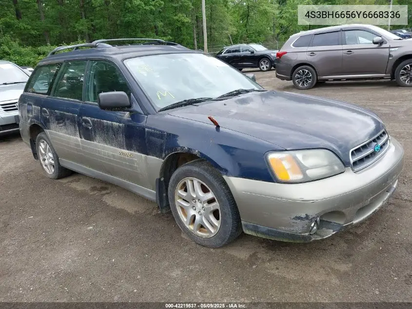 2000 Subaru Outback VIN: 4S3BH6656Y6668336 Lot: 42219537