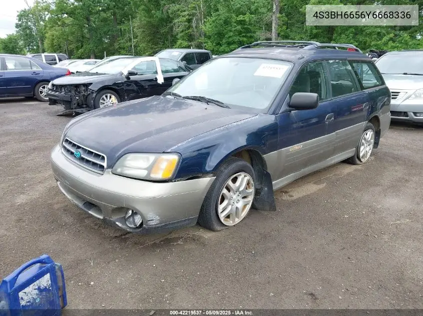 2000 Subaru Outback VIN: 4S3BH6656Y6668336 Lot: 42219537