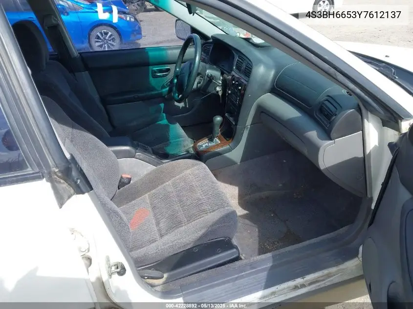 2000 Subaru Outback VIN: 4S3BH6653Y7612137 Lot: 42228892