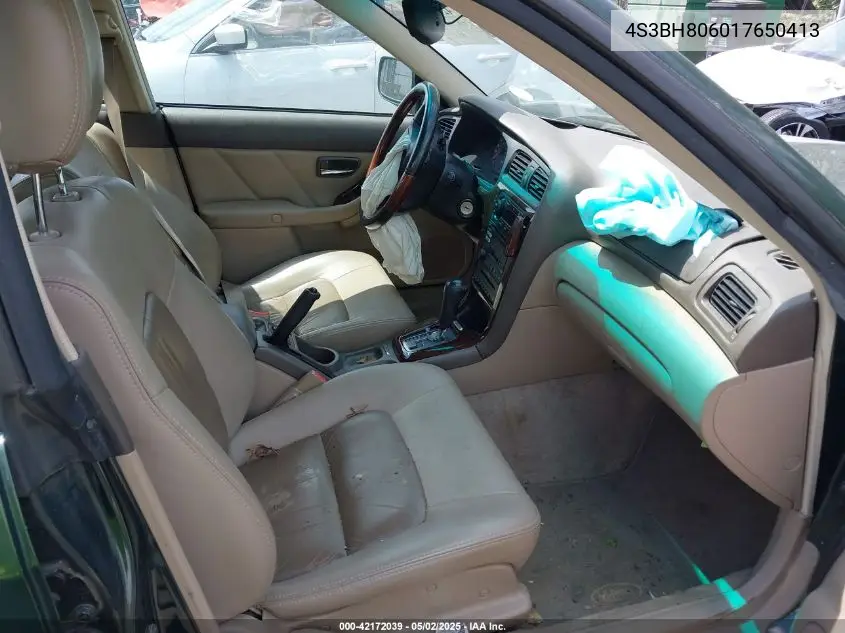 2001 Subaru Outback H6-3.0 VIN: 4S3BH806017650413 Lot: 42172039