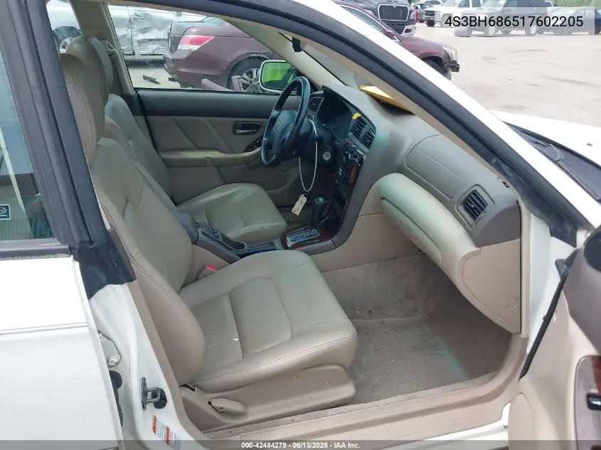 2001 Subaru Outback Limited VIN: 4S3BH686517602205 Lot: 42484279