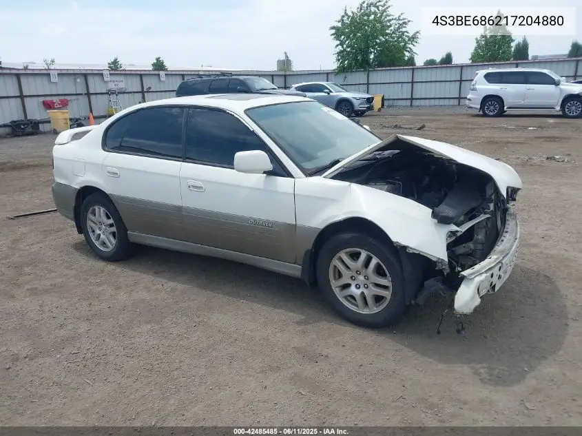 2001 Subaru Outback Limited VIN: 4S3BE686217204880 Lot: 42485485