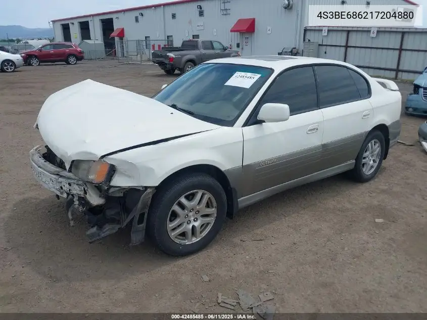 2001 Subaru Outback Limited VIN: 4S3BE686217204880 Lot: 42485485