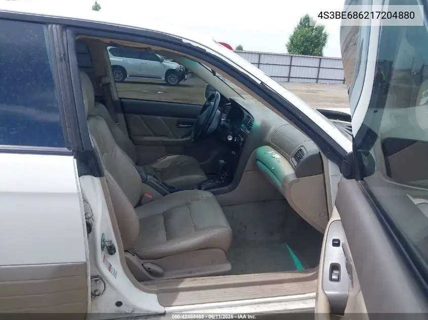 2001 Subaru Outback Limited VIN: 4S3BE686217204880 Lot: 42485485