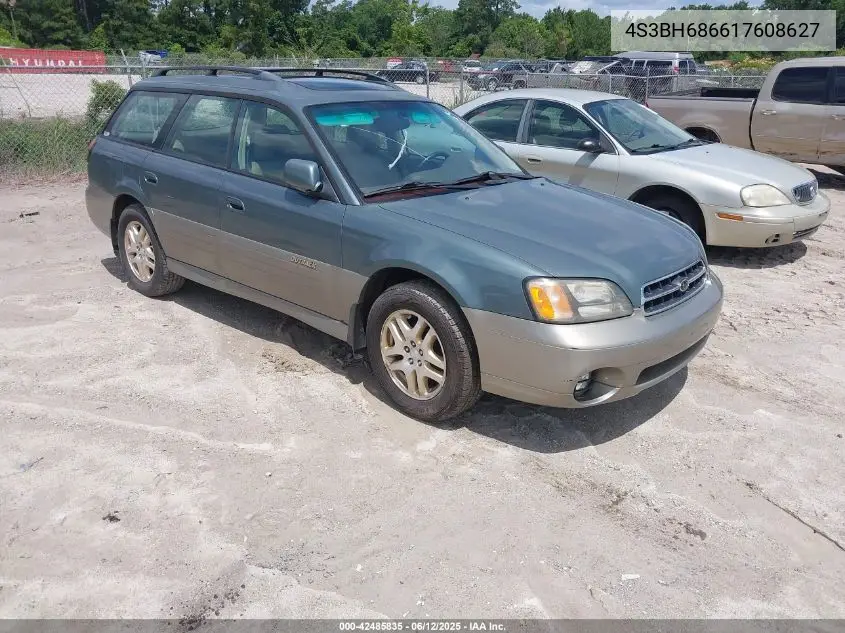 2001 Subaru Outback Limited VIN: 4S3BH686617608627 Lot: 42485835