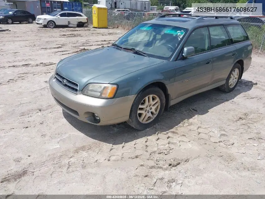2001 Subaru Outback Limited VIN: 4S3BH686617608627 Lot: 42485835