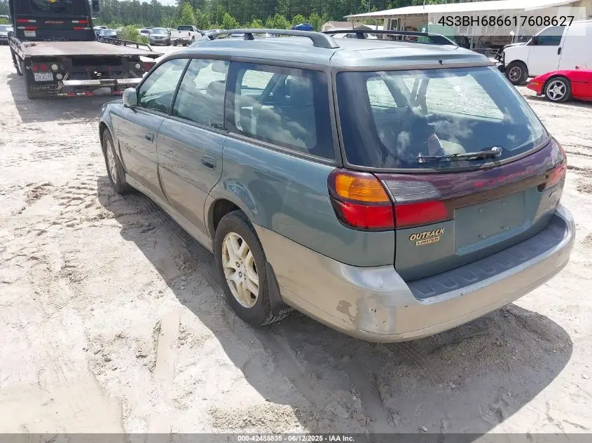 2001 Subaru Outback Limited VIN: 4S3BH686617608627 Lot: 42485835