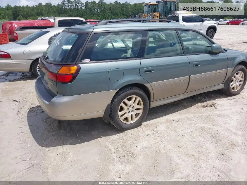 2001 Subaru Outback Limited VIN: 4S3BH686617608627 Lot: 42485835