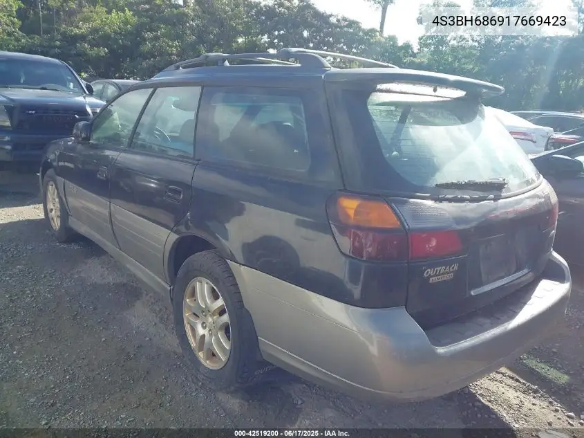 2001 Subaru Outback Limited VIN: 4S3BH686917669423 Lot: 42519200