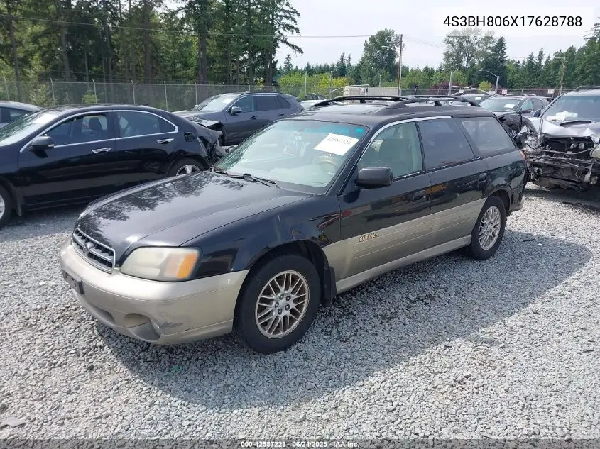 2001 Subaru Outback H6-3.0 VIN: 4S3BH806X17628788 Lot: 42587228