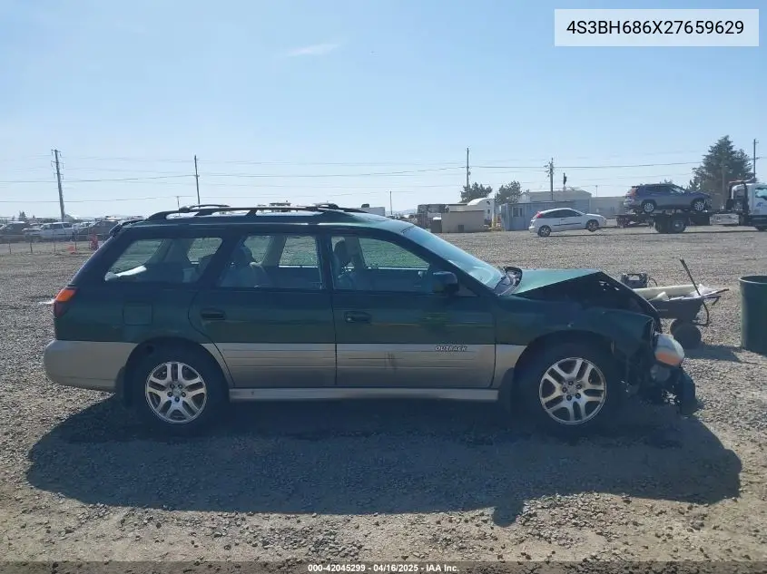 2002 Subaru Outback Limited VIN: 4S3BH686X27659629 Lot: 42045299