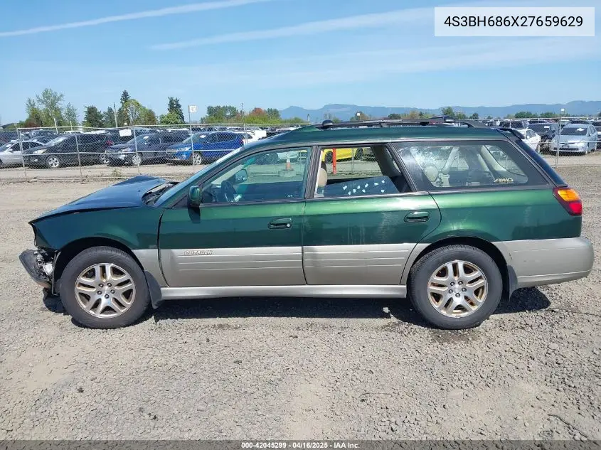 2002 Subaru Outback Limited VIN: 4S3BH686X27659629 Lot: 42045299