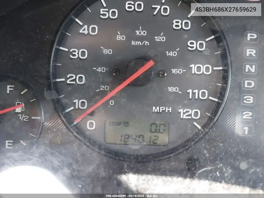 2002 Subaru Outback Limited VIN: 4S3BH686X27659629 Lot: 42045299