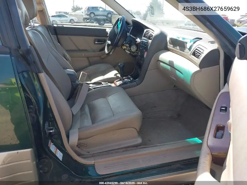 2002 Subaru Outback Limited VIN: 4S3BH686X27659629 Lot: 42045299