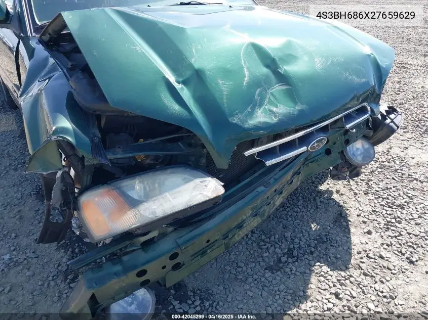 2002 Subaru Outback Limited VIN: 4S3BH686X27659629 Lot: 42045299