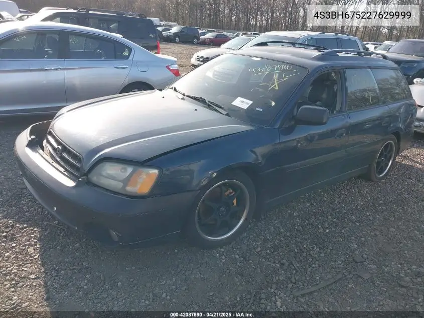 2002 Subaru Outback VIN: 4S3BH675227629999 Lot: 42087890