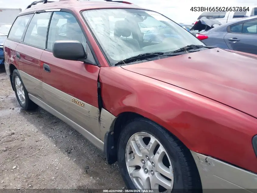 2002 Subaru Outback VIN: 4S3BH665626637854 Lot: 42221050